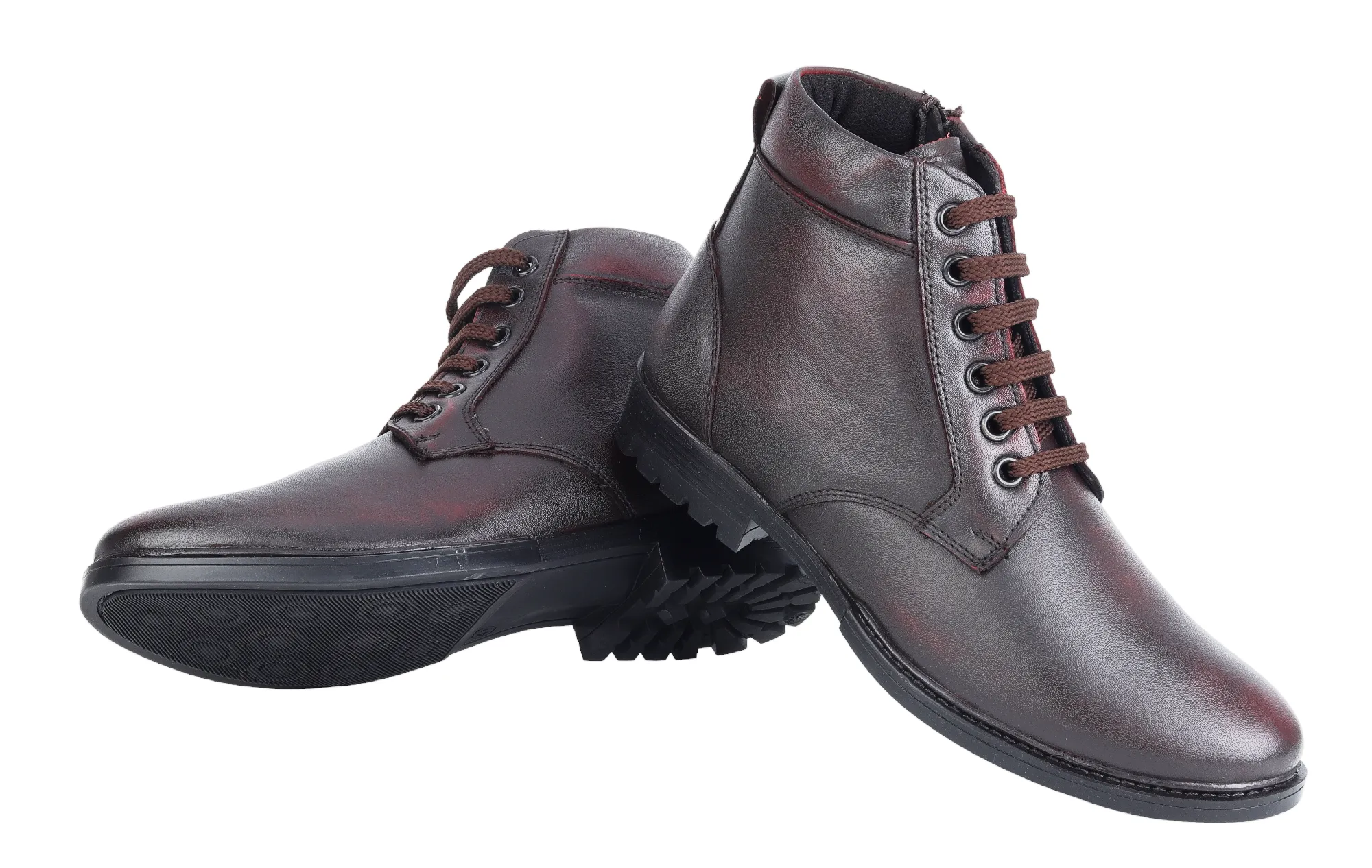 Mens Leather Semi Formal Boot Shoe 996356