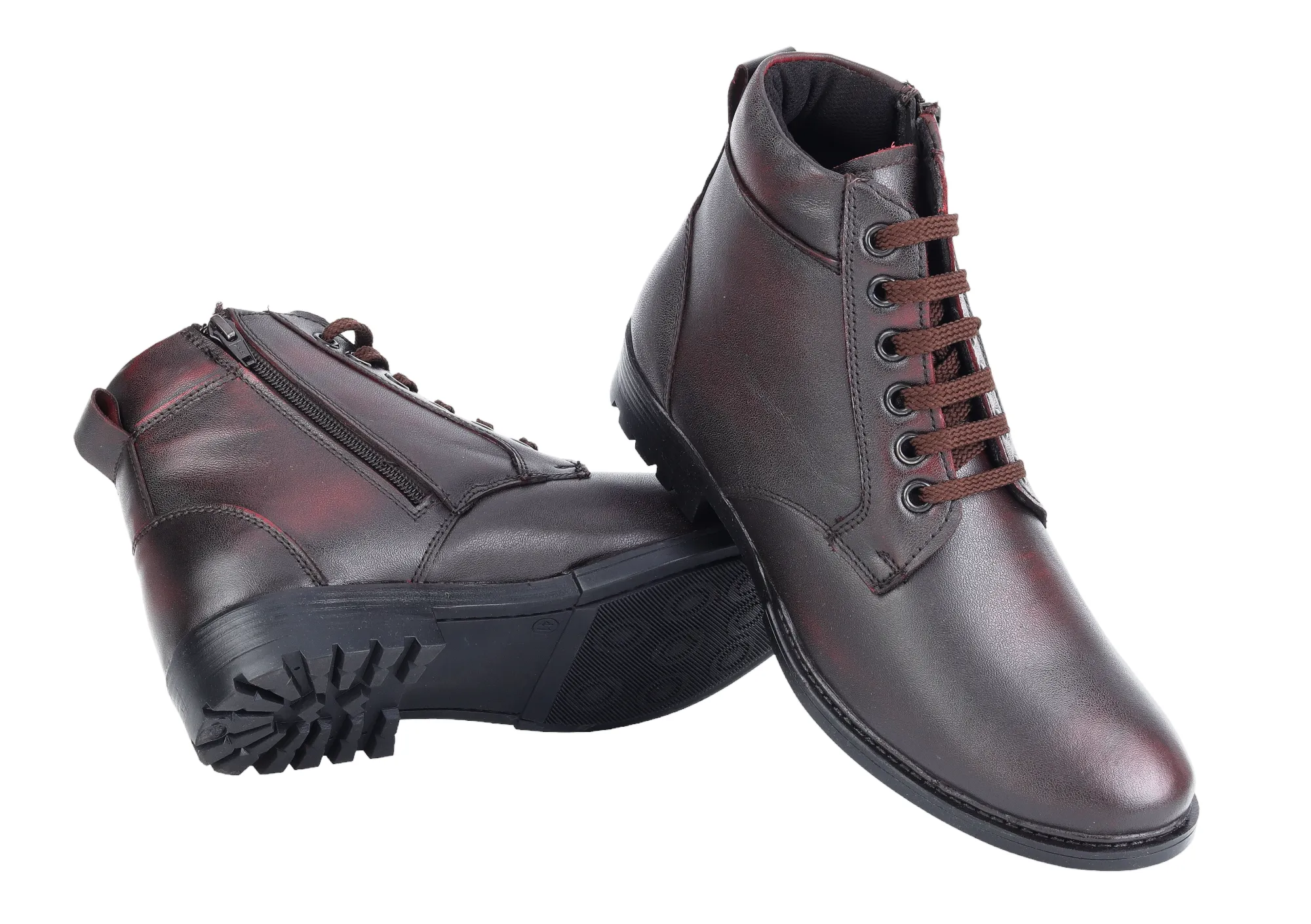 Mens Leather Semi Formal Boot Shoe 996356