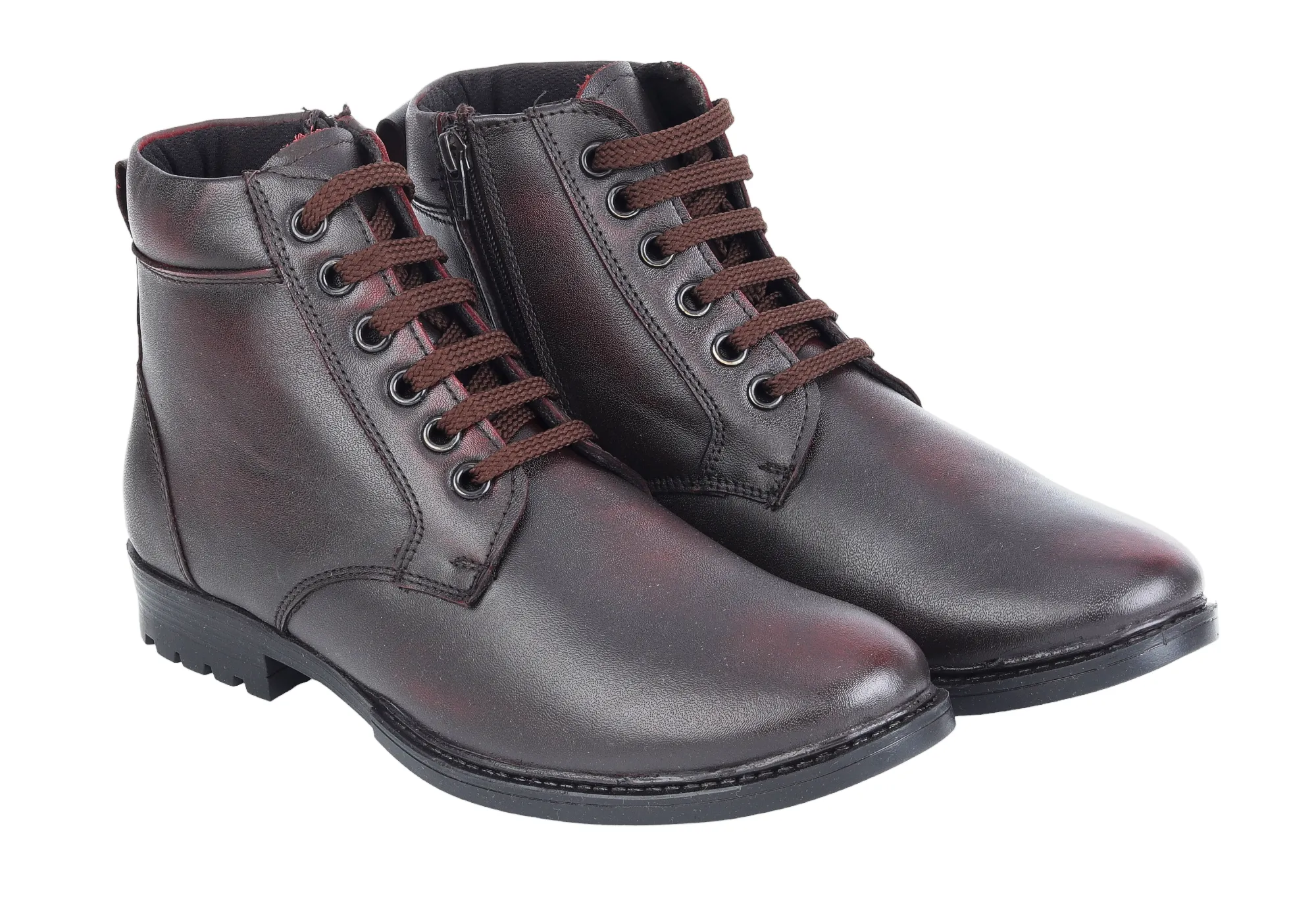Mens Leather Semi Formal Boot Shoe 996356