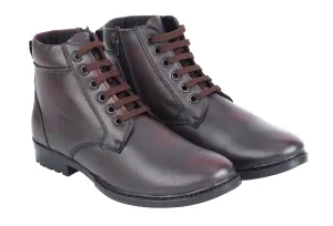 Mens Leather Semi Formal Boot Shoe 996356