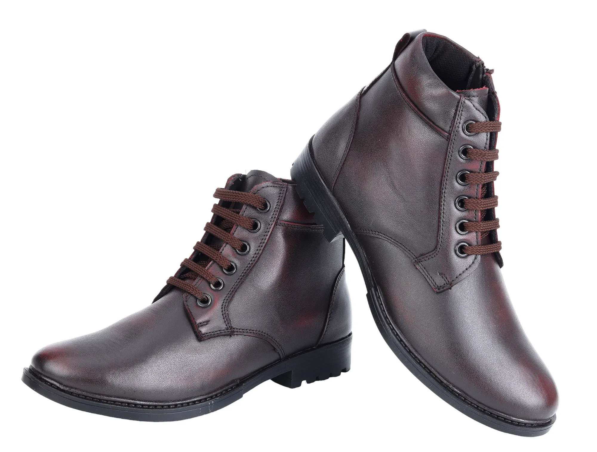 Mens Leather Semi Formal Boot Shoe 996356
