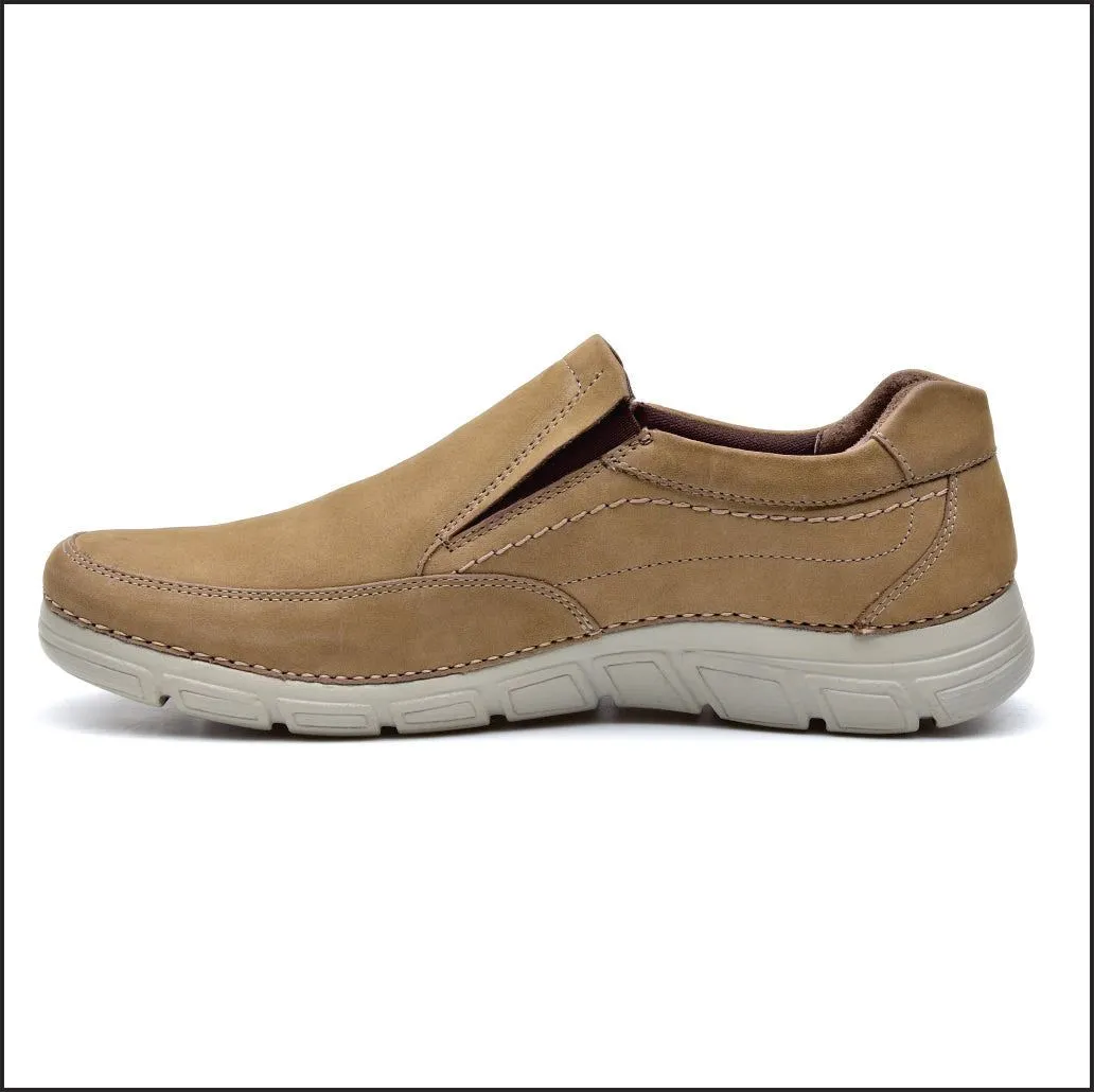 Men's Nubuck leather Mocassin - Rock