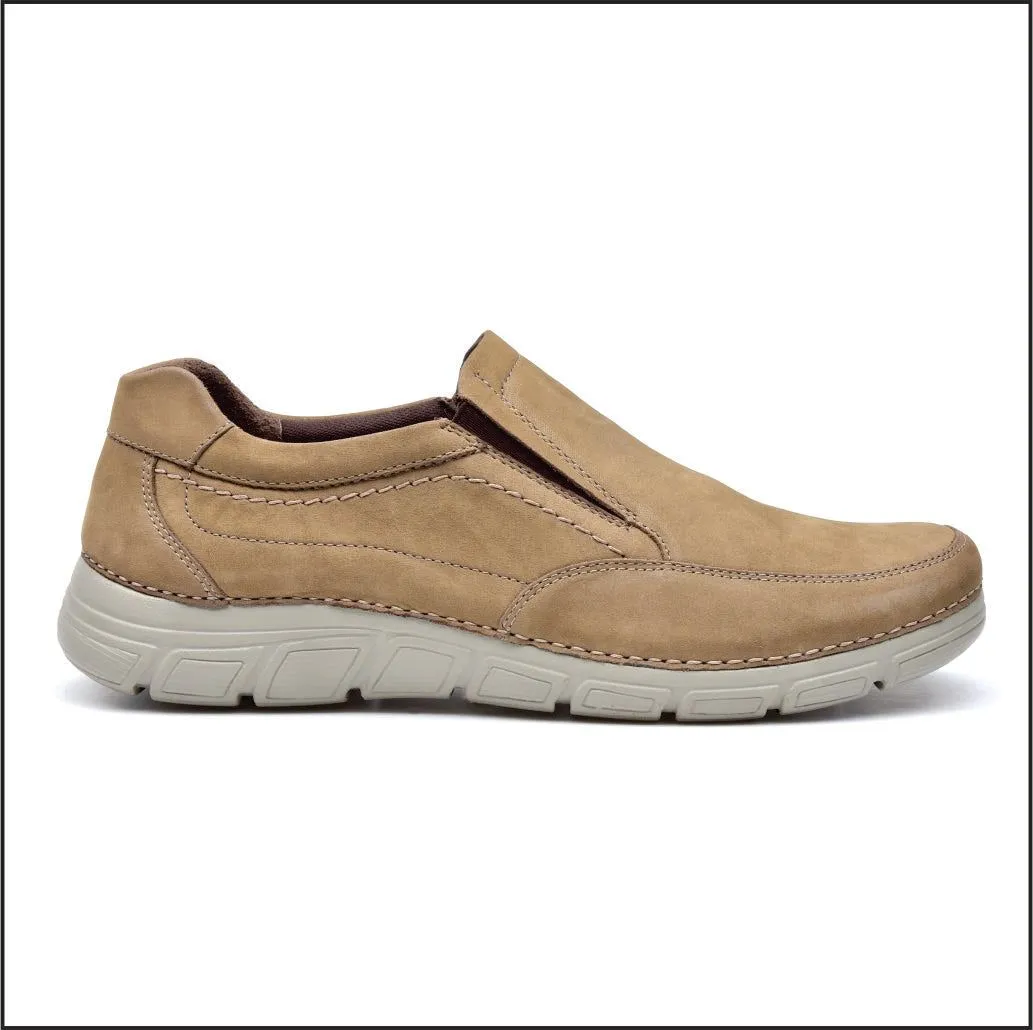 Men's Nubuck leather Mocassin - Rock