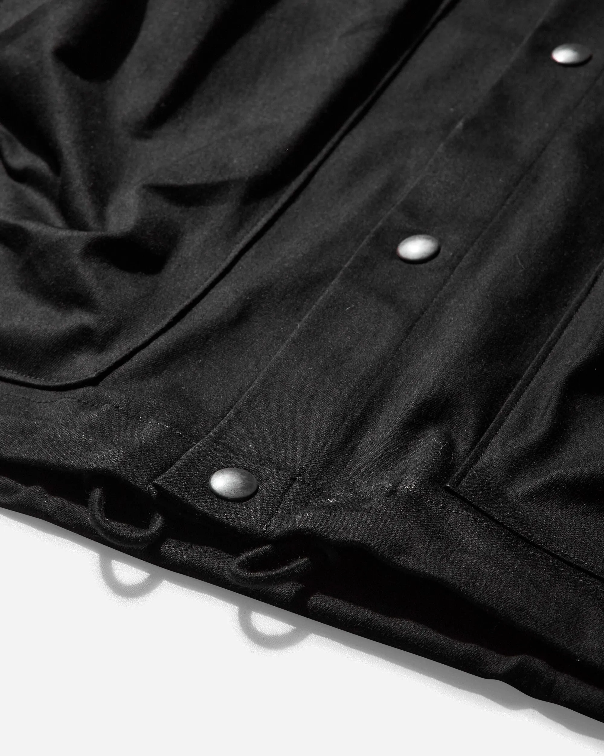 Men's Parka Shell Jacket Black