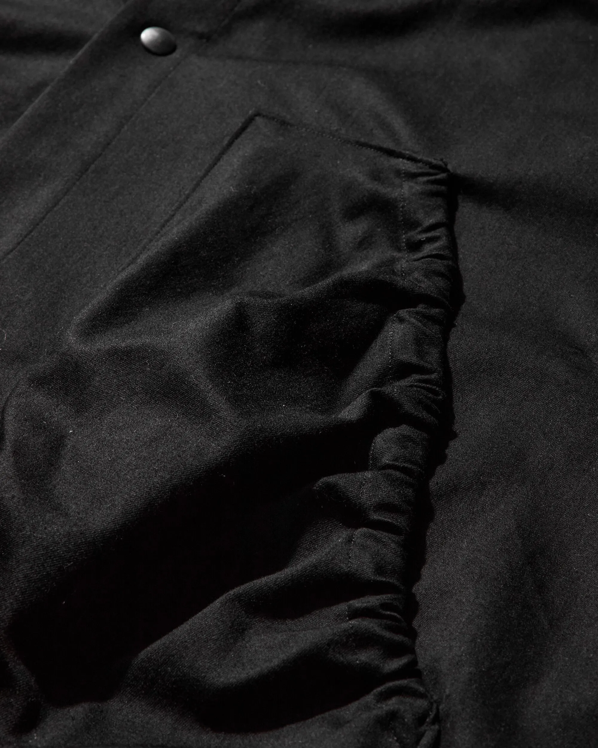 Men's Parka Shell Jacket Black
