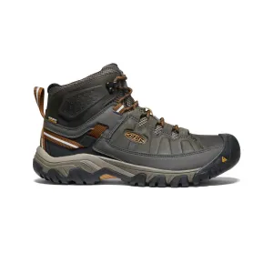 Men's Targhee Iii Waterproof Mid Hiking Shoes In Black Olive