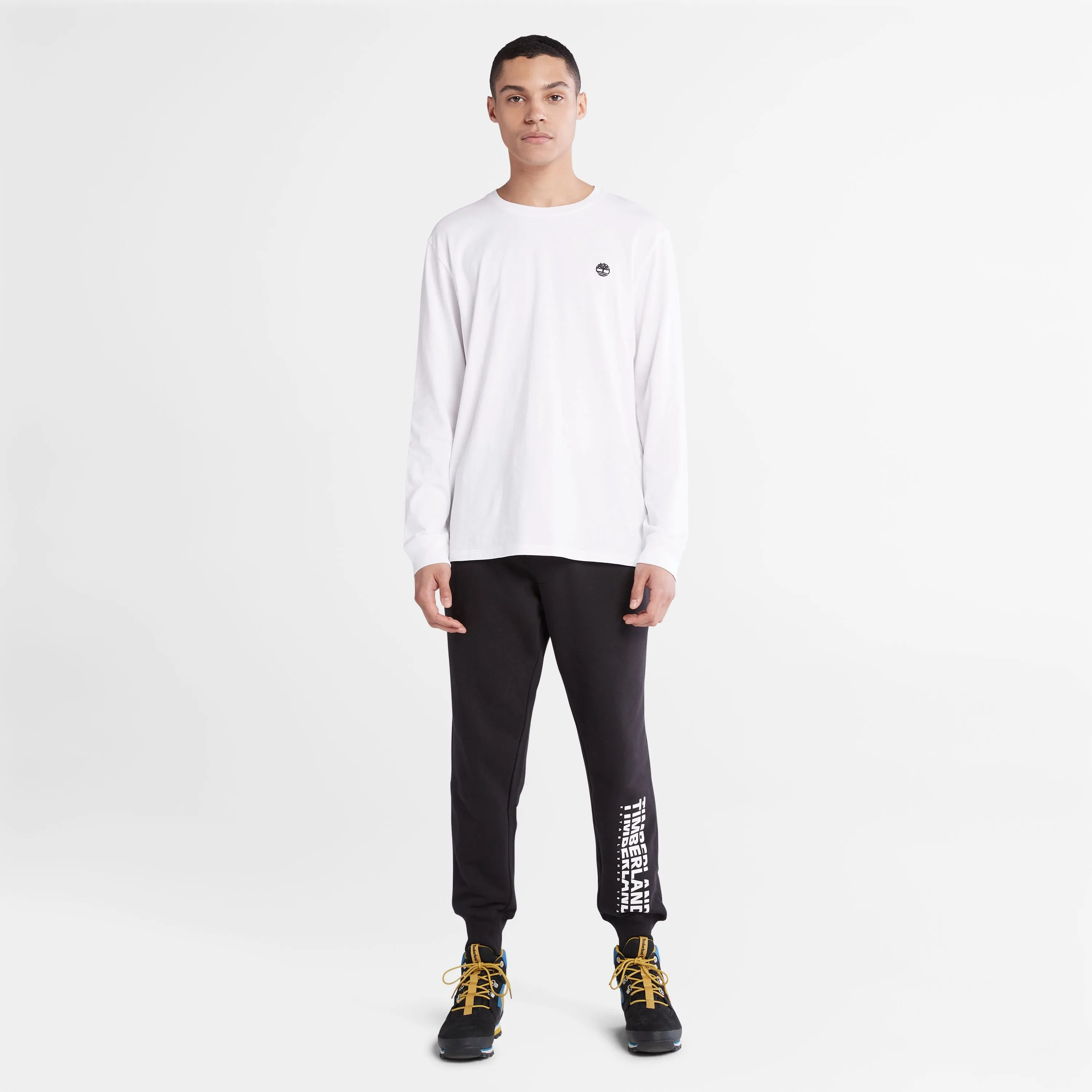 Men's Tree-Logo Long-Sleeve T-Shirt
