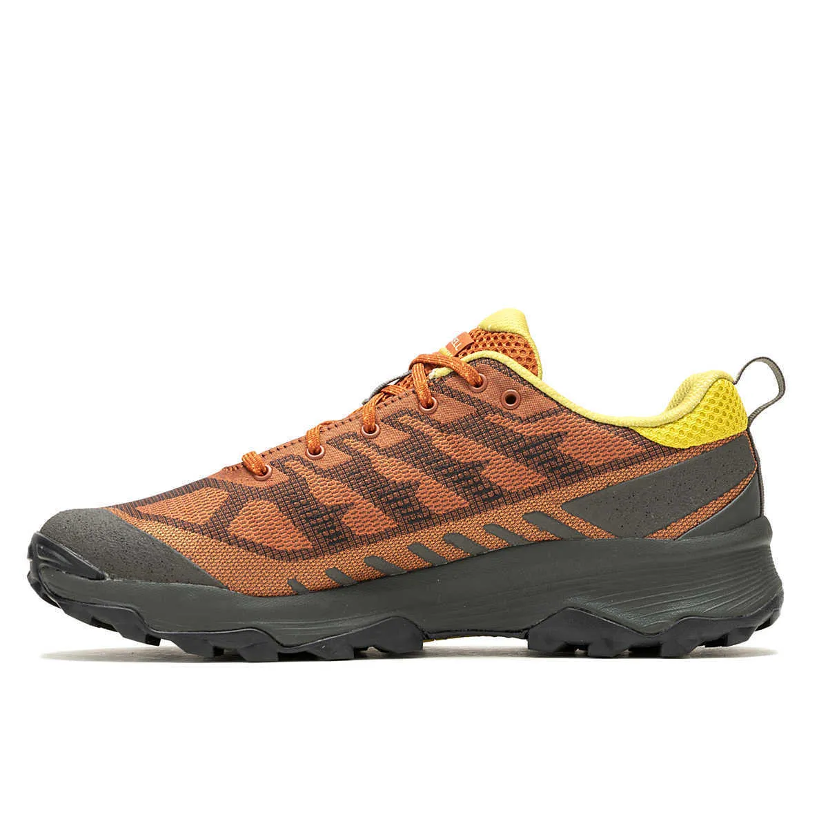 Merrell Speed Eco J037687 Men's Orange Black Jacquard Lace Up Hiking Shoes TF159 (Orange,8.5)