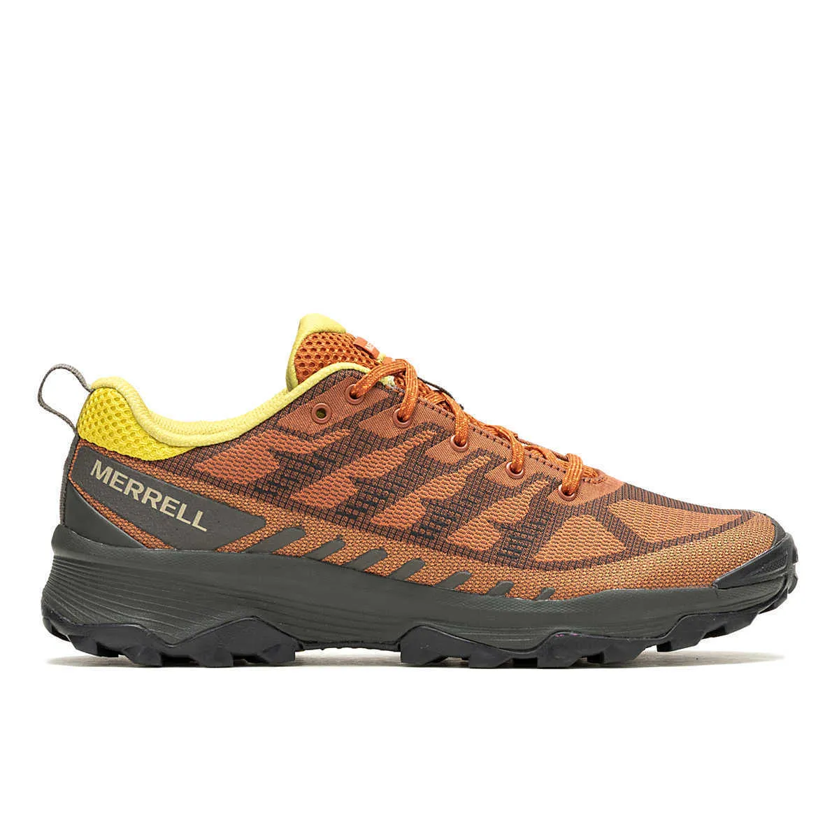 Merrell Speed Eco J037687 Men's Orange Black Jacquard Lace Up Hiking Shoes TF159 (Orange,8.5)