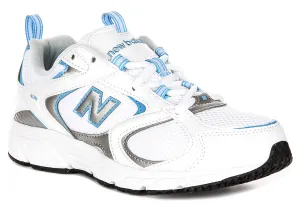 New Balance ML 408B In White Blue Trainers Shoes New Balance