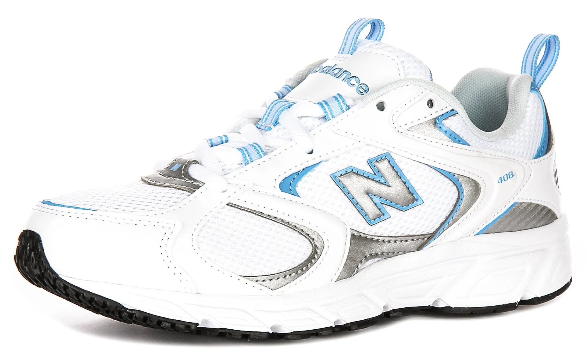 New Balance ML 408B In White Blue Trainers Shoes New Balance