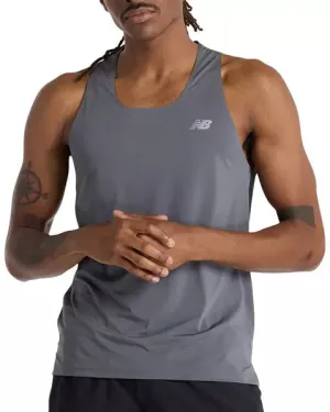 New Balance Race Day Tank - Graphite - MEN New Balance