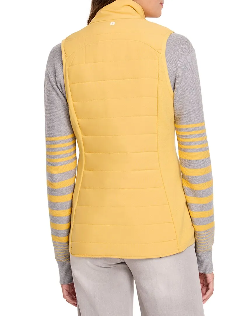 NIC ZOE Quilted Knit Trim Puffer Vest