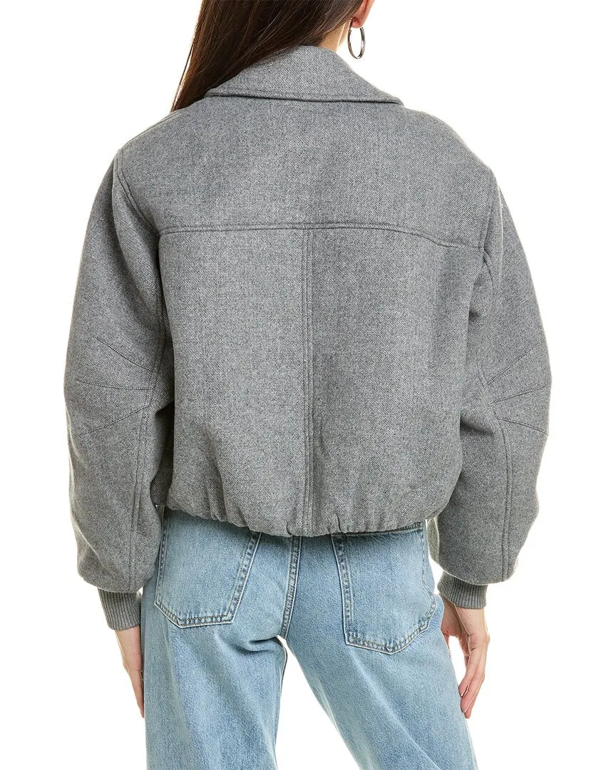Nicholas Leslie Wool-Blend Bomber Jacket
