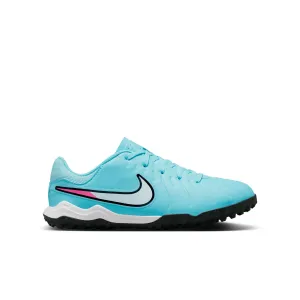 Nike Junior Tiempo Legend 10 Academy TF Turf Soccer Shoes - Copa/ White