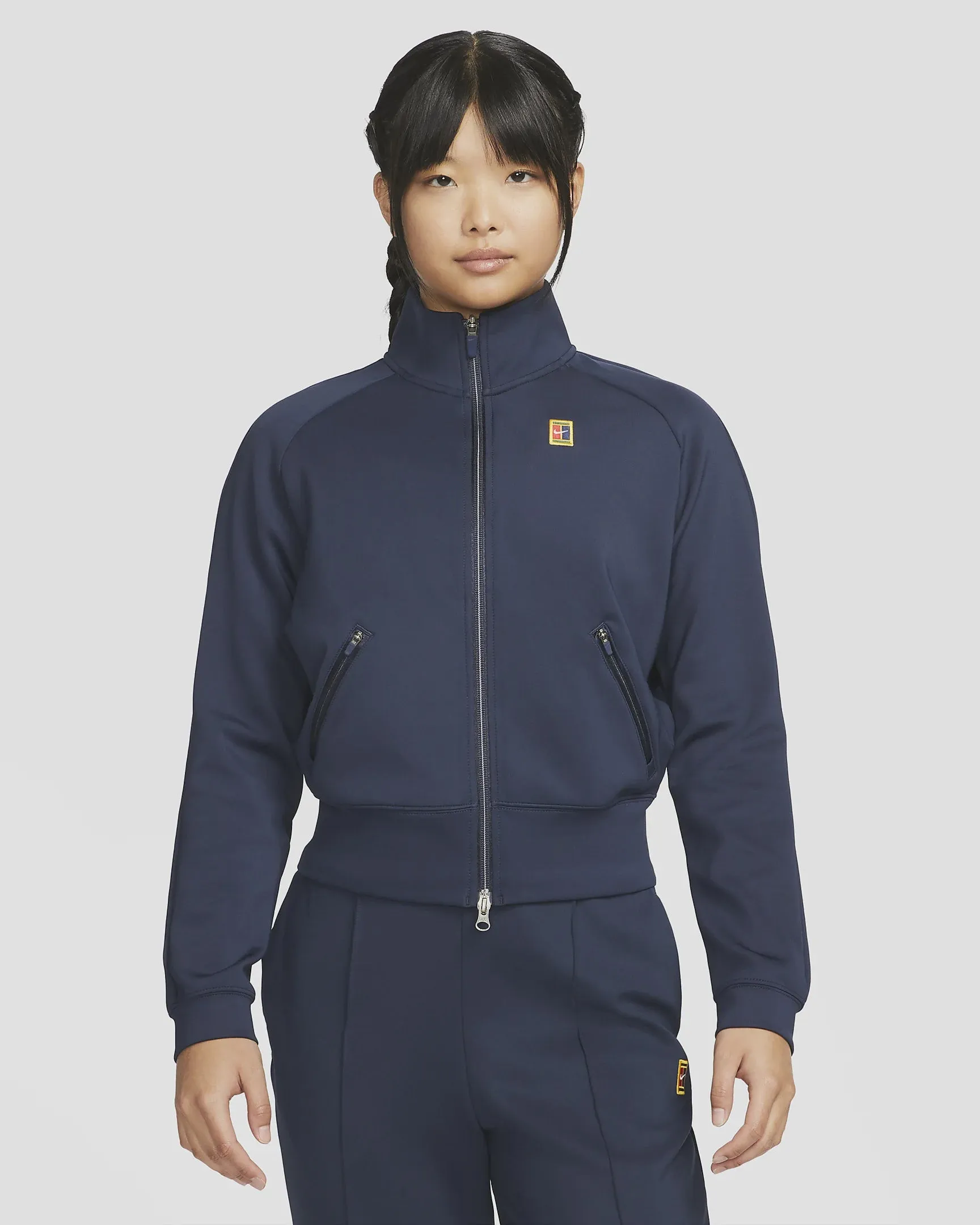 Nike Women's Nikecourt Full Zipper Tennis Jacket - 451 Clothing Nike Women