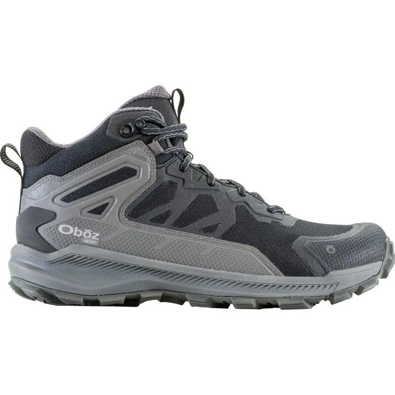 Oboz Katabatic Mid 46001 Men's US 10 Charcoal Waterproof Hiking Shoes TF5210