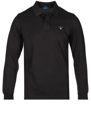 Original Long Sleeve Piqu�� Polo Shirt Black