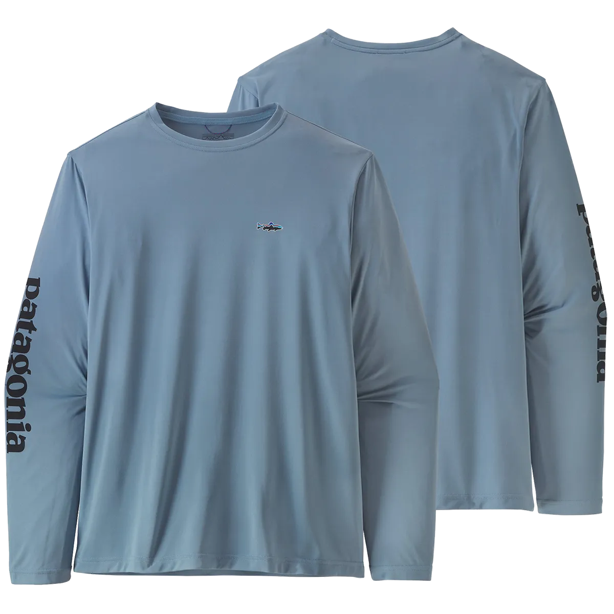 Patagonia Men's Capilene Cool Daily Fish Graphic Long Sleeve