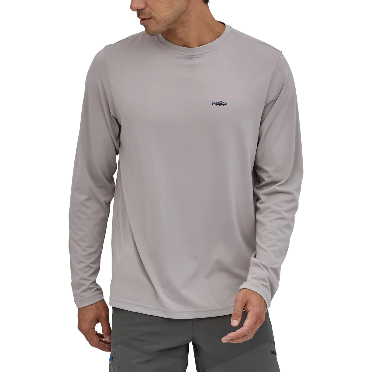 Patagonia Men's Capilene Cool Daily Fish Graphic Long Sleeve