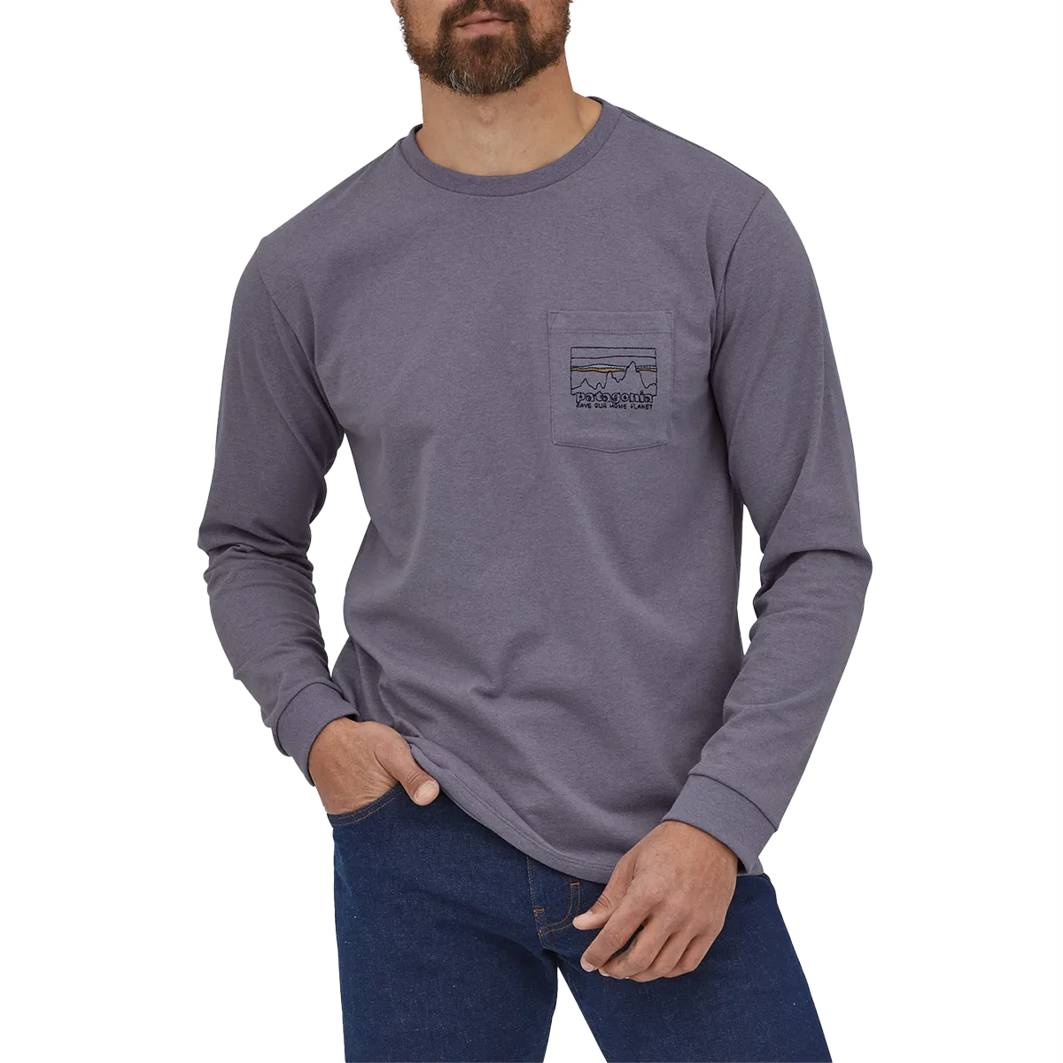 Patagonia Men's Long Sleeve '73 Skyline Pocket Responsibili-Tee