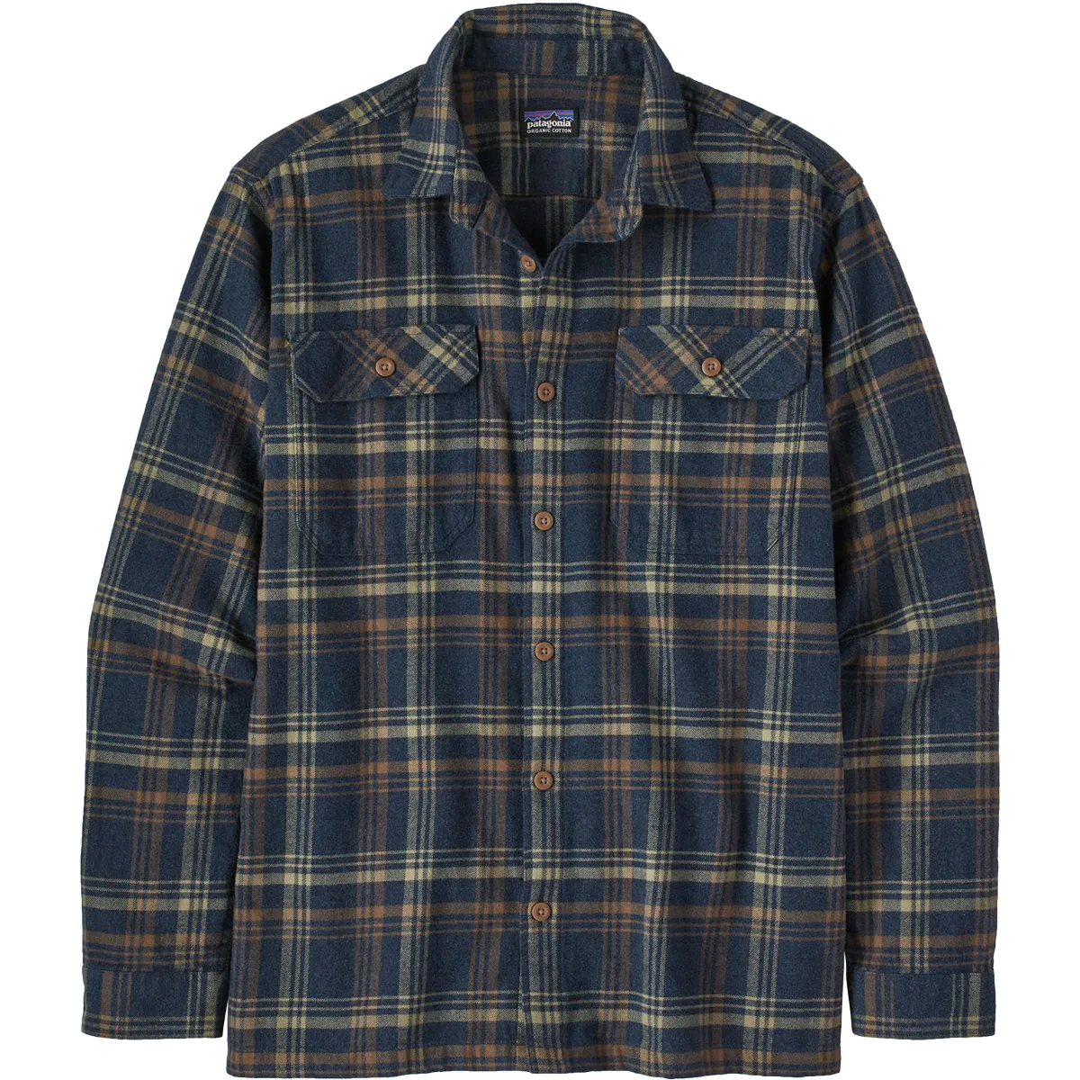 Patagonia Men's Long Sleeve Organic Cotton Fjord Flannel