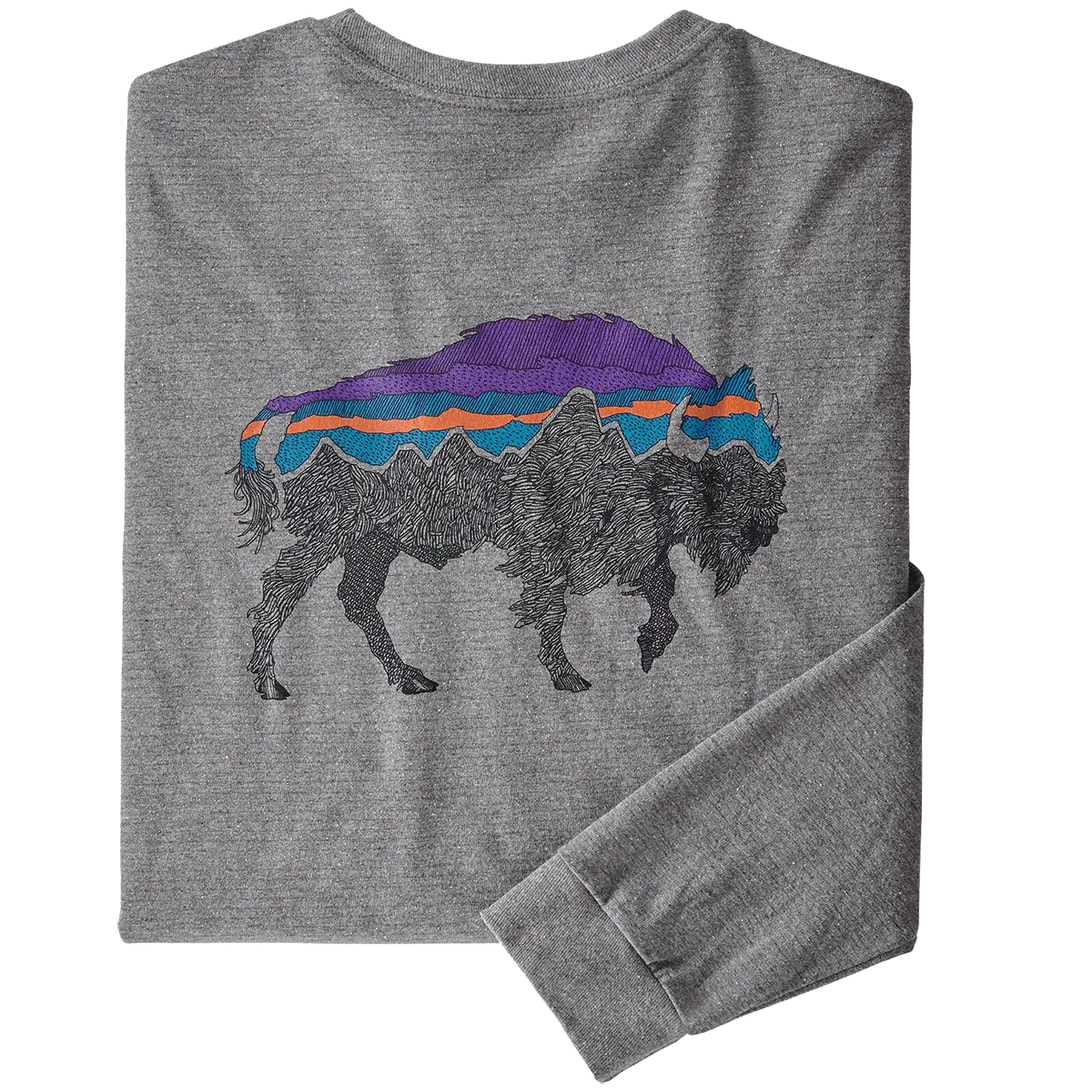 Patagonia Men's Long-Sleeved Back For Good Responsibili-Tee