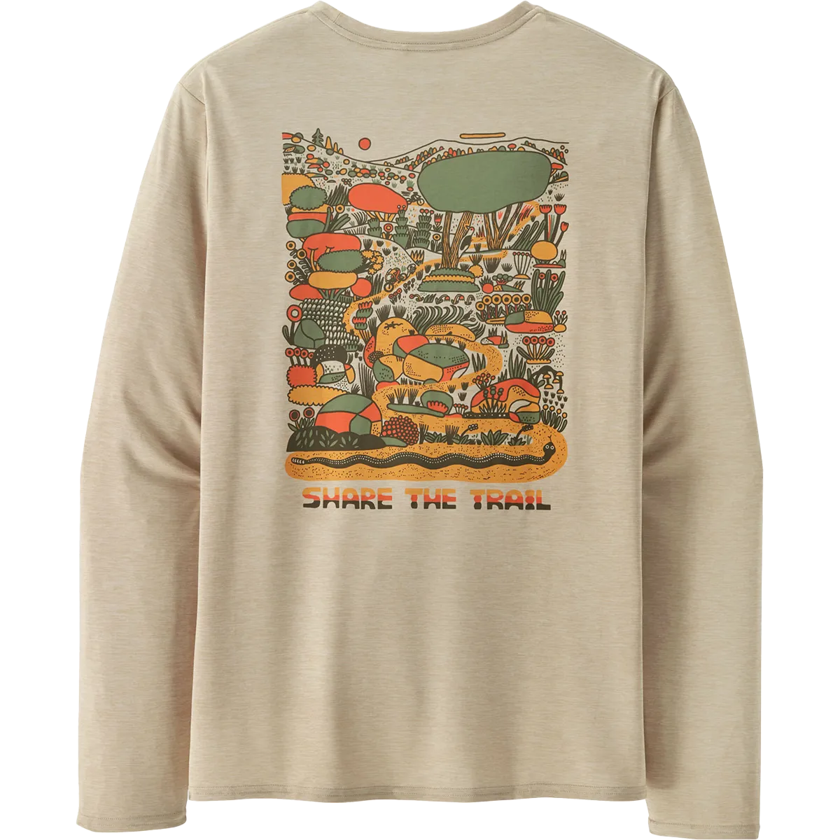 Patagonia Men's Long-Sleeved Capilene Cool Daily Graphic Shirt - Lands