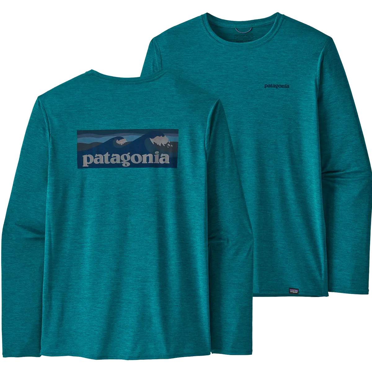 Patagonia Men's Long-Sleeved Capilene Cool Daily Graphic Shirt - Waters