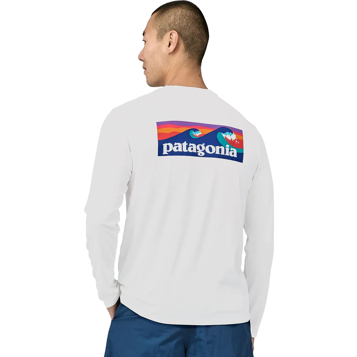 Patagonia Men's Long-Sleeved Capilene Cool Daily Graphic Shirt - Waters