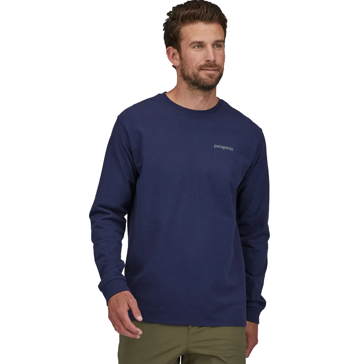 Patagonia Men's Long-Sleeved Line Logo Ridge Responsibili-Tee