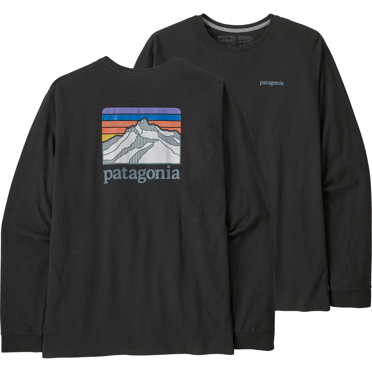 Patagonia Men's Long-Sleeved Line Logo Ridge Responsibili-Tee