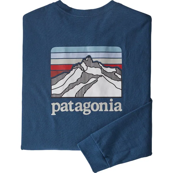 Patagonia Men's Long-Sleeved Line Logo Ridge Responsibili-Tee