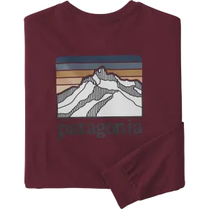 Patagonia Men's Long-Sleeved Line Logo Ridge Responsibili-Tee
