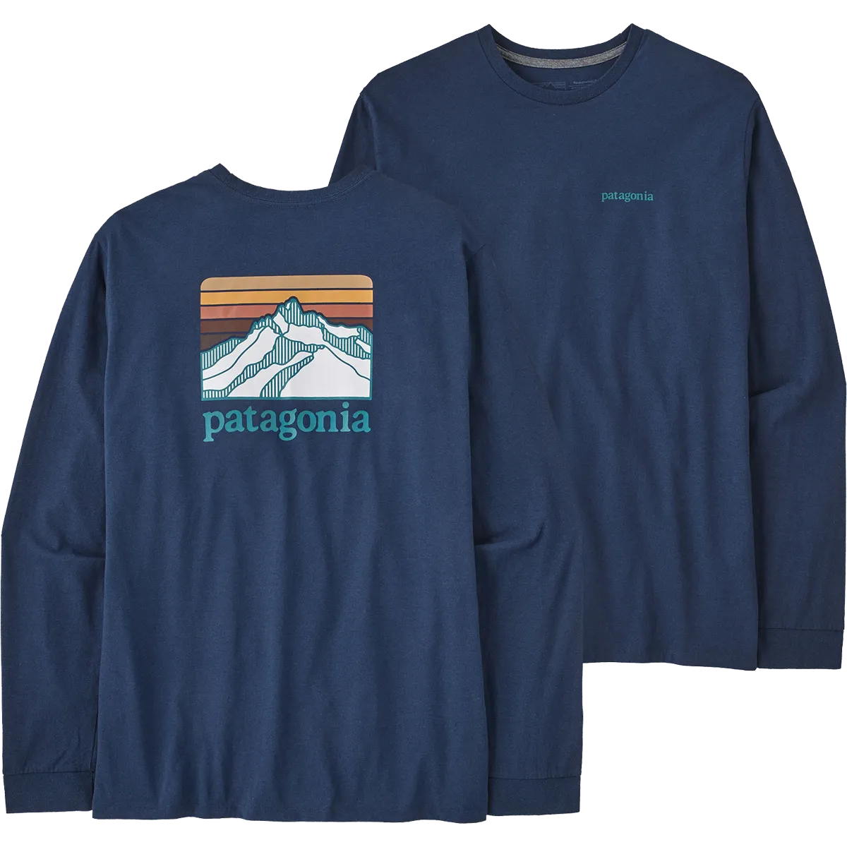 Patagonia Men's Long-Sleeved Line Logo Ridge Responsibili-Tee