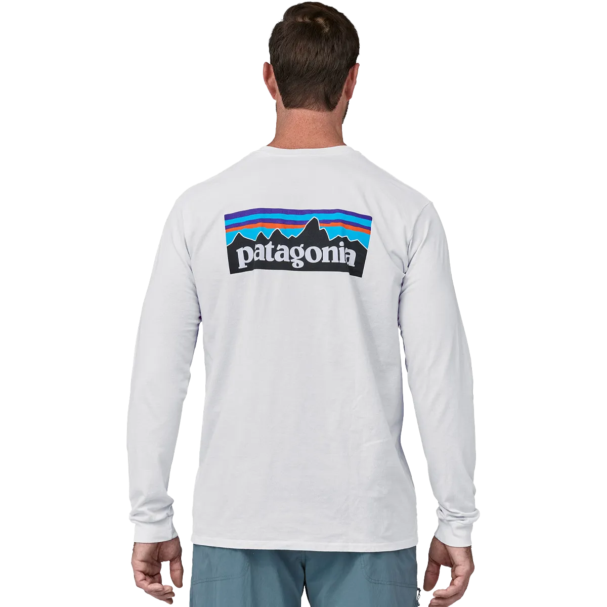 Patagonia Men's Long-Sleeved P-6 Logo Responsibili-Tee