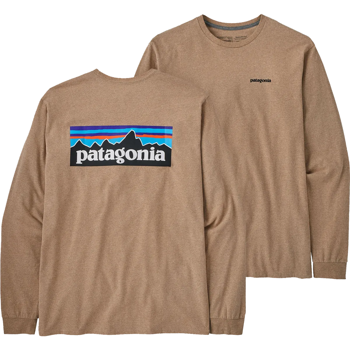 Patagonia Men's Long-Sleeved P-6 Logo Responsibili-Tee