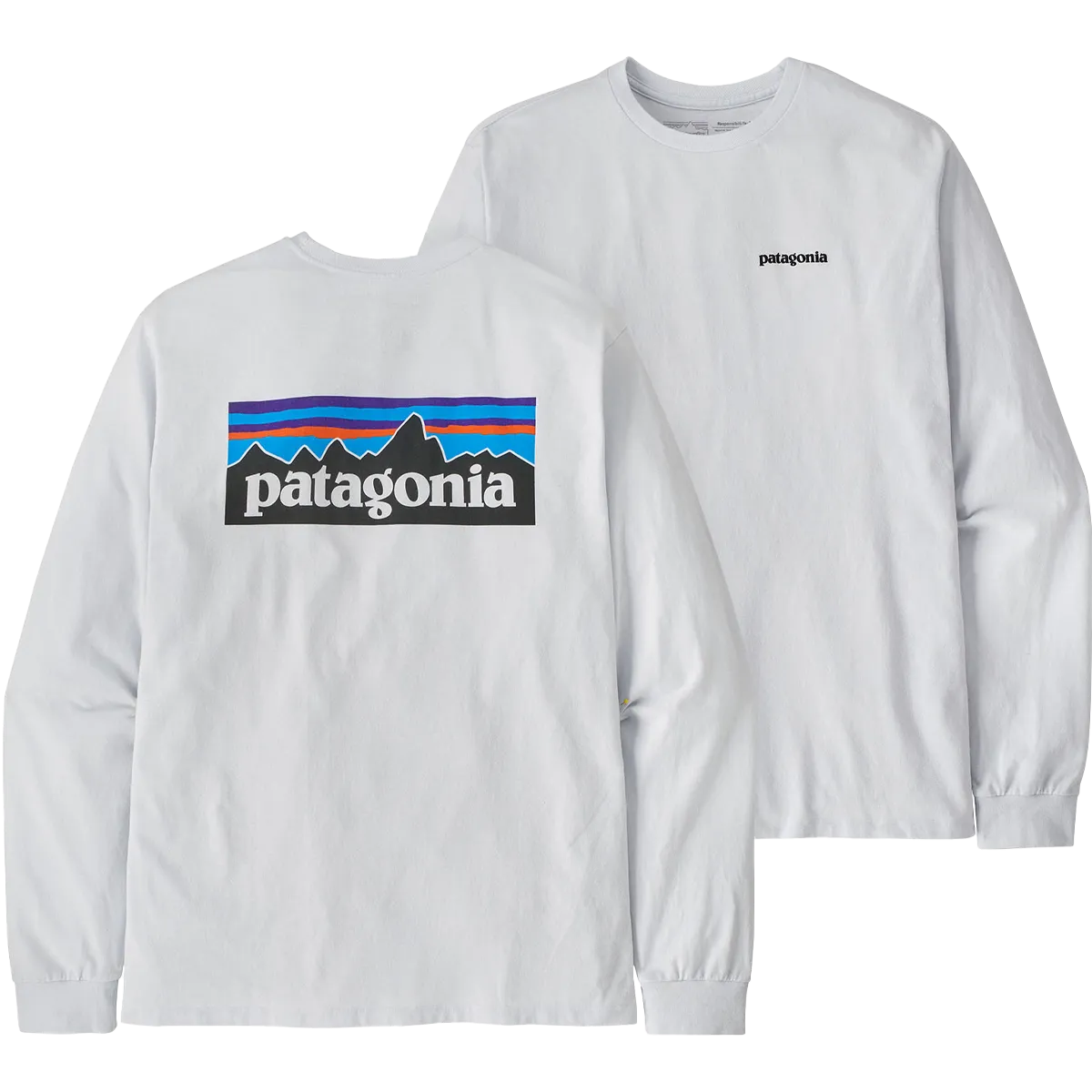 Patagonia Men's Long-Sleeved P-6 Logo Responsibili-Tee