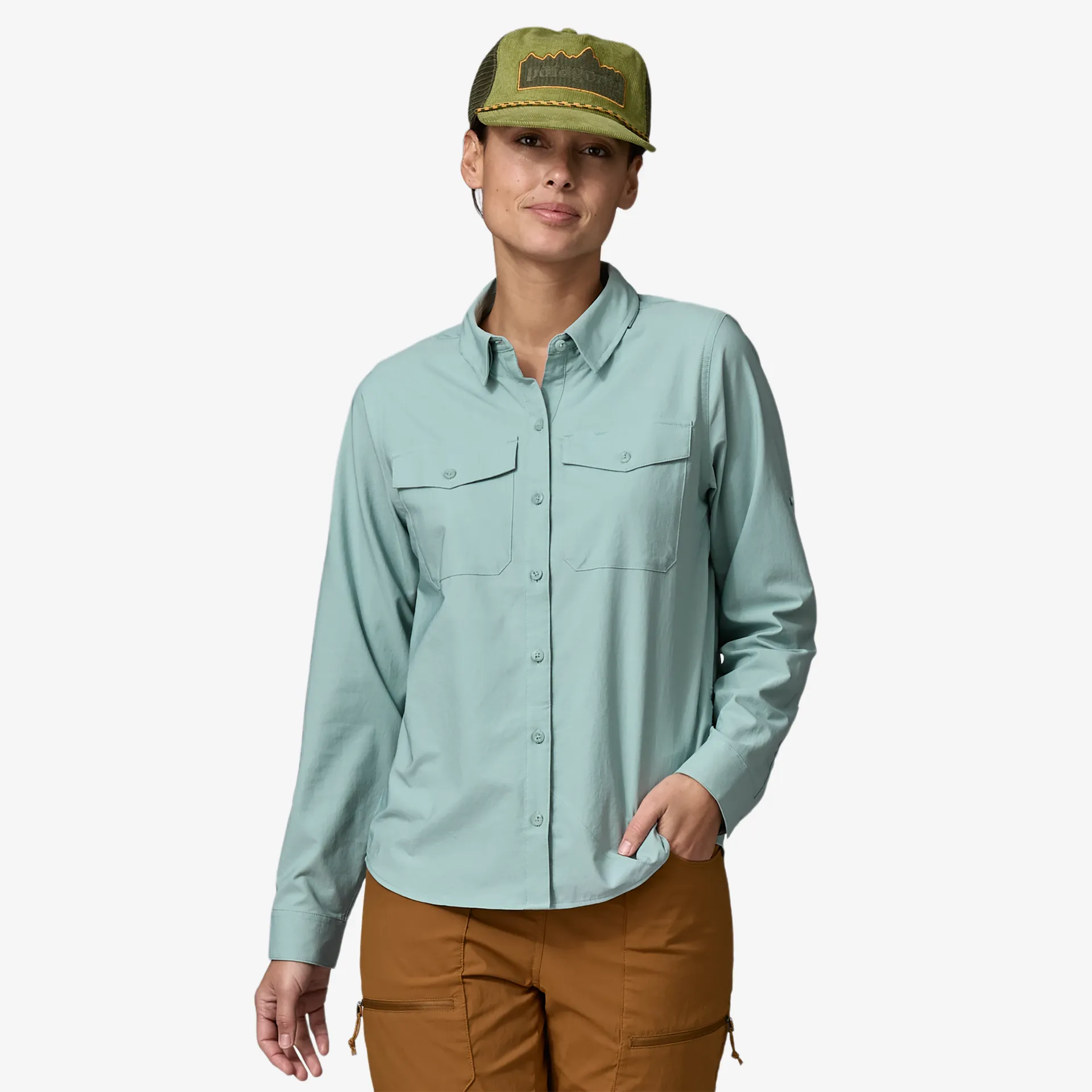 Patagonia Womens Waders Women's Long-Sleeved Self-Guided Sun Shirt