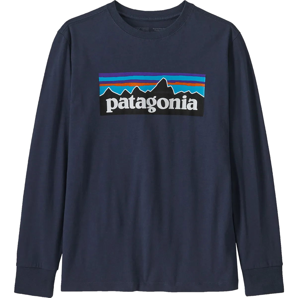 Patagonia Youth Long Sleeved Regenerative Organic Certified Cotton P-6 T-Shirt