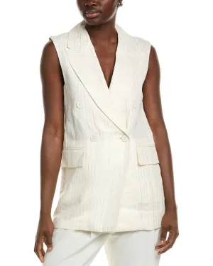 Peserico Linen-Blend Vest