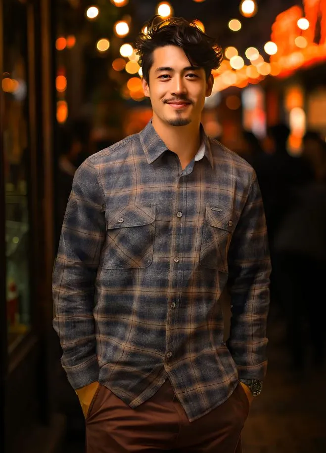 Point Zero Cttn/Poly Check Shirt
