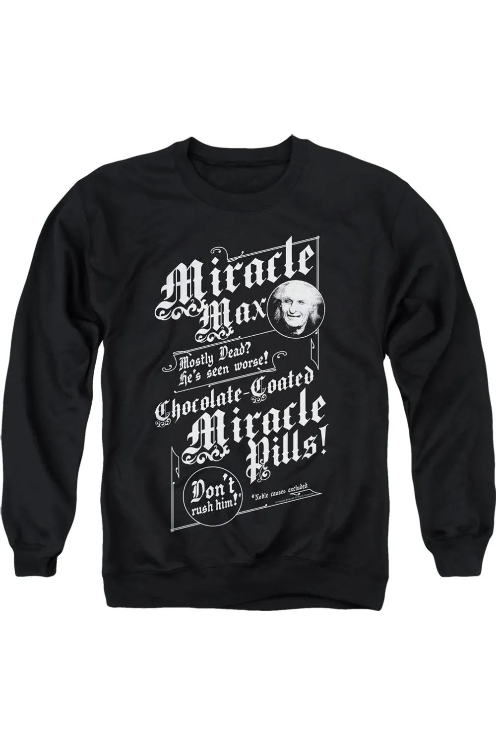 Princess Bride Miracle Max Adult Crewneck Sweatshirt