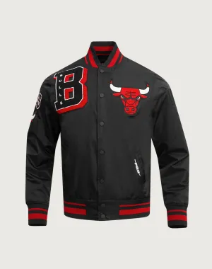 Pro Standard Chicago Bulls Mashup Rib Satin Jacket