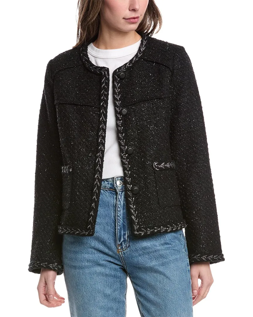 rag & bone Mirabelle Tweed Wool-Blend Jacket