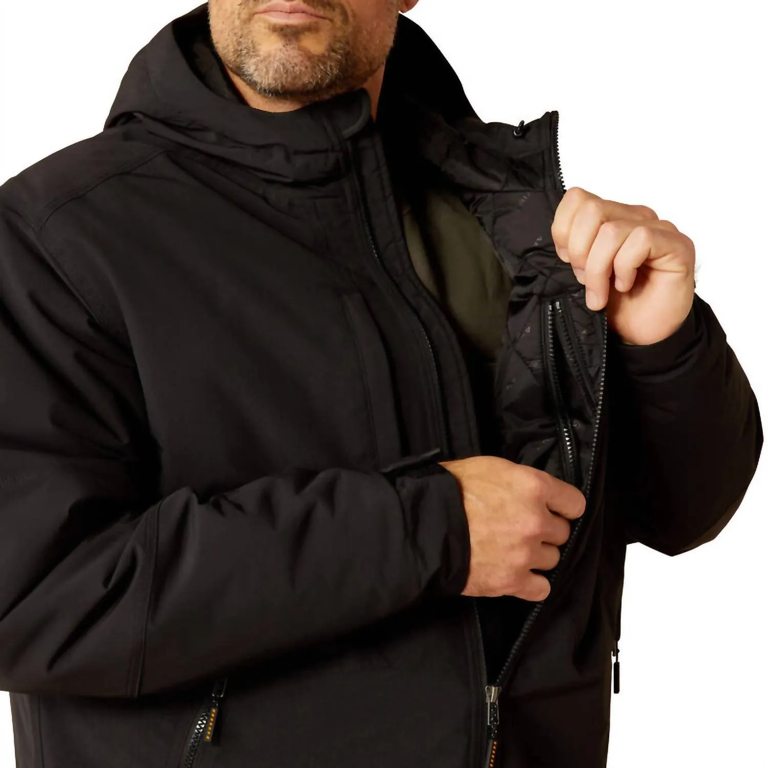 Rebar Cordura Insulated Jacket In Black