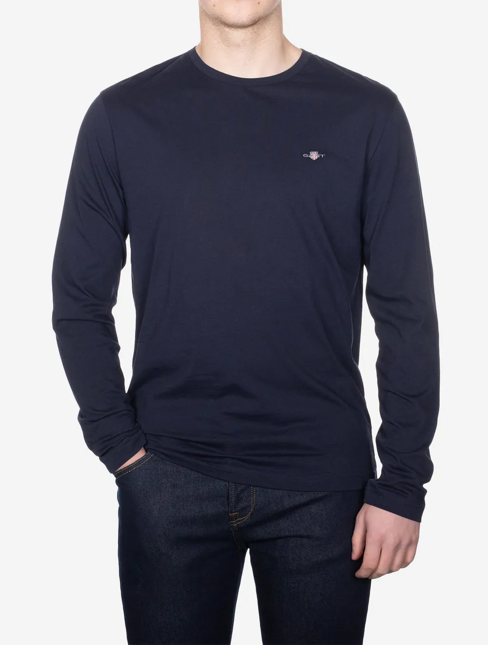 Regular Shield Long SLeeve T-Shirt Evening Blue