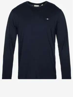 Regular Shield Long Sleeve T Shirt Evening Blue