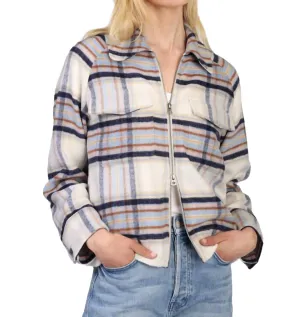 Ricki Zip Jacket In Navy