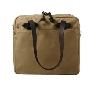 Rugged Twill Tote Bag with Zipper Filson Clothing